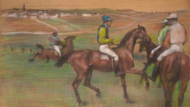 Jockeys Before the Race