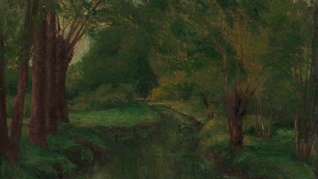 A Brook in a Clearing