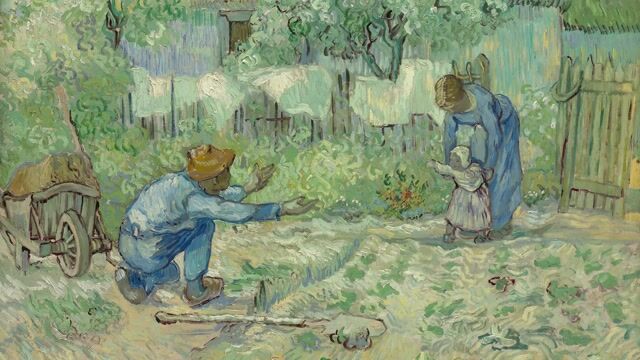 First Steps, after Millet