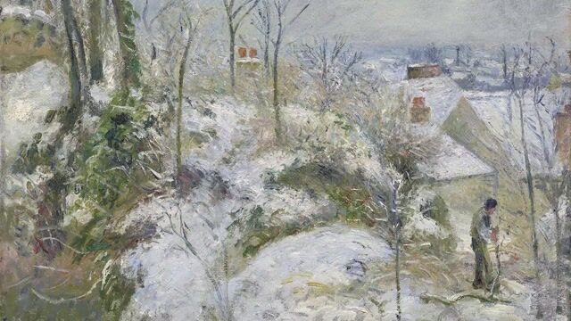The Garden in Winter, Louveciennes
