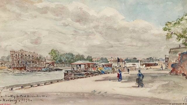 View of the Port of Hamburg