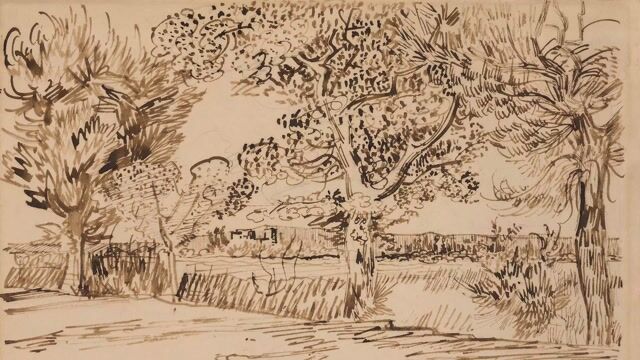 Landscape with Trees