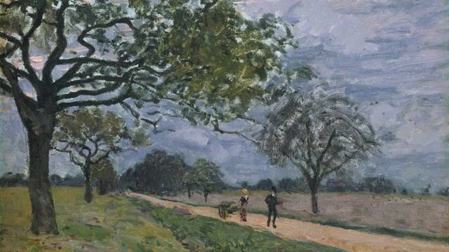 The Lane of Poplars at Moret