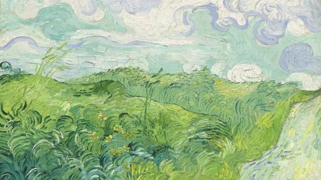 Green Wheat Fields, Auvers