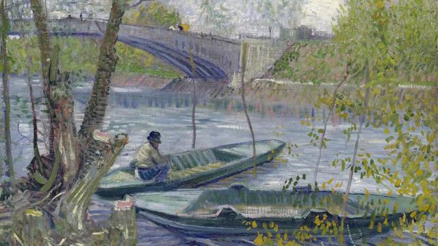 Fishing in Spring, the Pont de Clichy