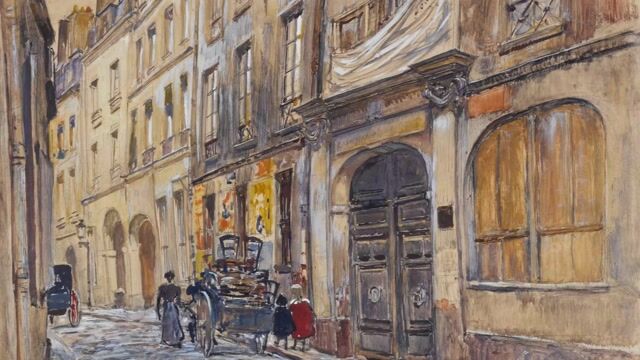 Entree De Lancien Cimetiere Saint Andre 13 Rue Suger En 1906 6eme Arrondissement