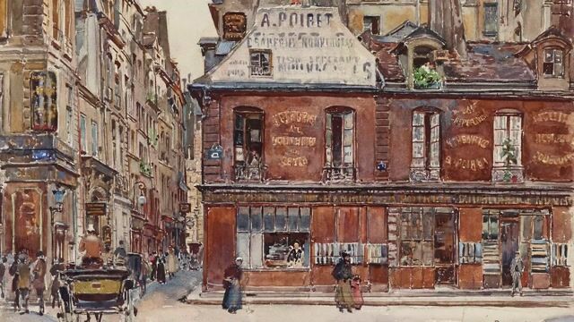 La Rue Sauval Vue De La Rue Saint Honore En 1901 1er Arrondissement