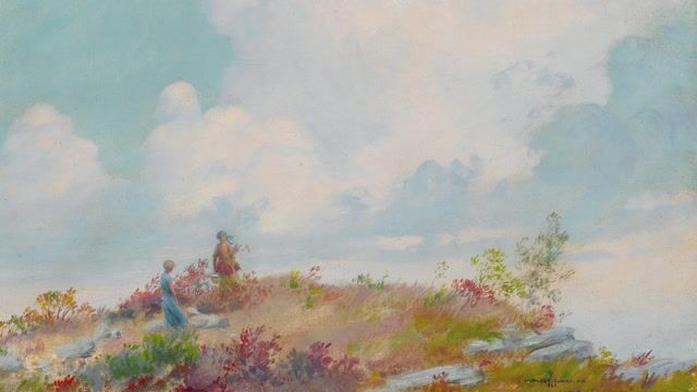 Pink Cloud over Mountain