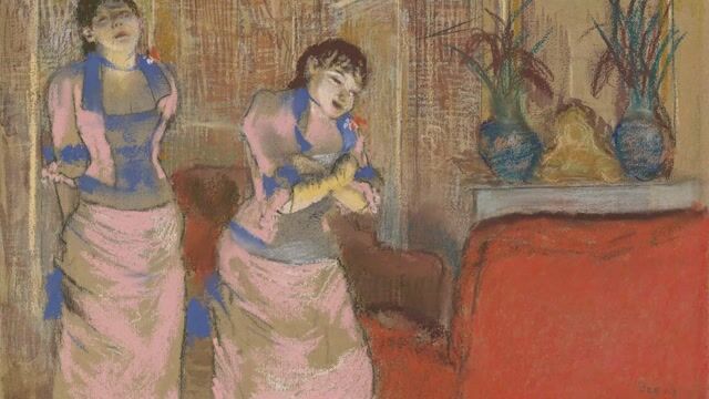 Women Combing Their Hair