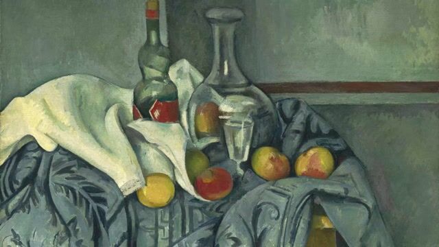 Still Life with Apples and a Pot of Primroses