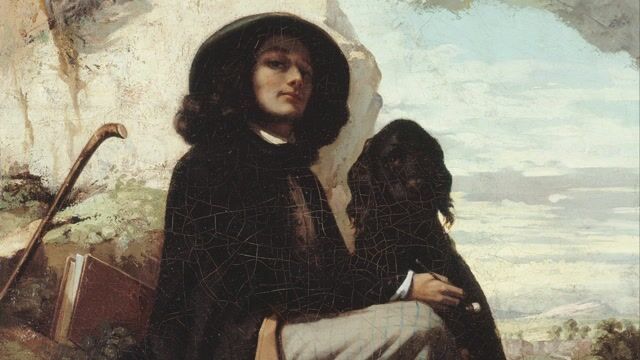 Self-Portrait with a Dog