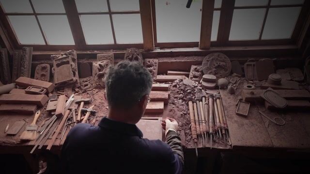 벼루 제작 장인 – 채석 과정