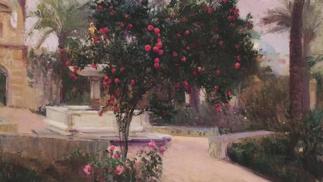 Jardin Del Alcazar De Sevilla