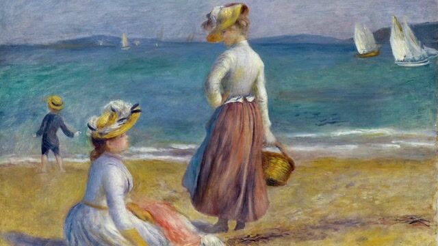 Children on the Beach at Guernsey