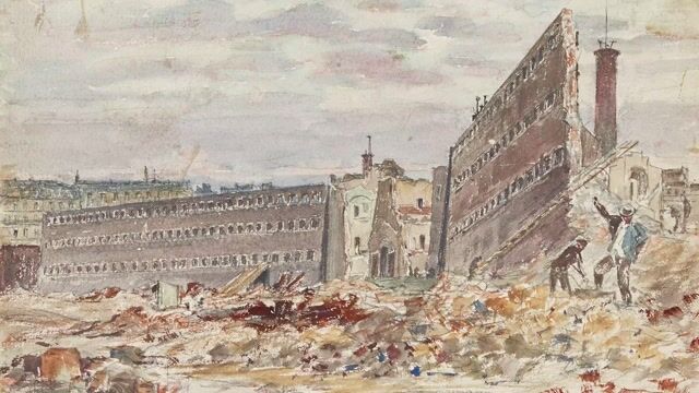 Demolition De La Prison Mazas 23 25 Boulevard Diderot ancien Boulevard Mazas