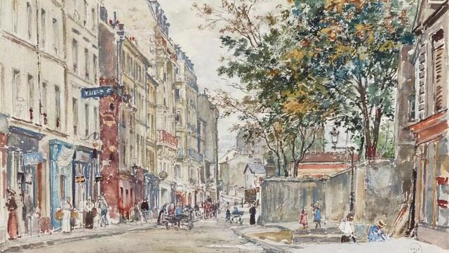 Rue Hermel a Montmartre