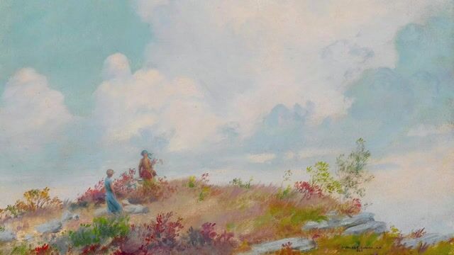 Pink Cloud over Mountain