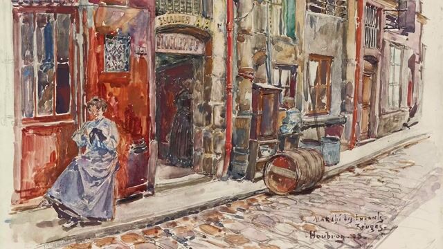 Entree Escalier a Du Marche Des Enfants Rouges En 1908 3eme Arrondissement