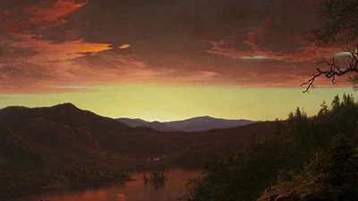 저녁노을에 실린 이름