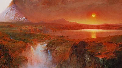 저녁노을의 자유