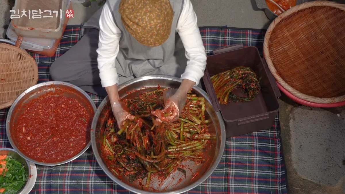 김치 만드는 과정